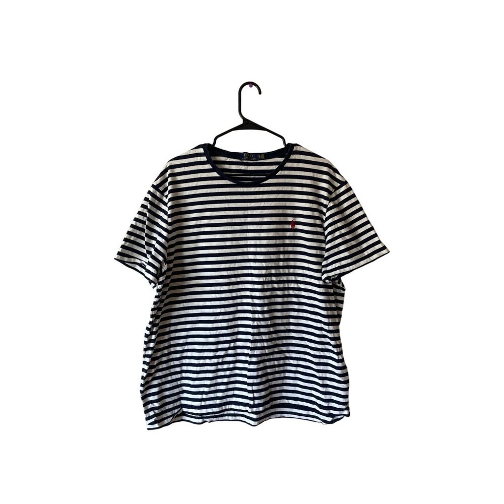 Polo Ralph Lauren Men’s Size XL Blue/White Striped Slim Fit Shirt